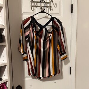 Striped Multicolor Women's Top